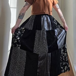 Vintage Patchwork Skirt 2X